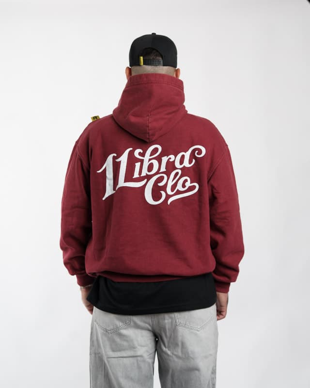 1LIBRACLO VINTAGE // HOODIE OVERSIZED // ACIDWASH