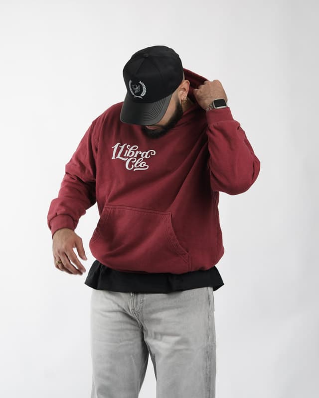 1LIBRACLO VINTAGE // HOODIE OVERSIZED // ACIDWASH