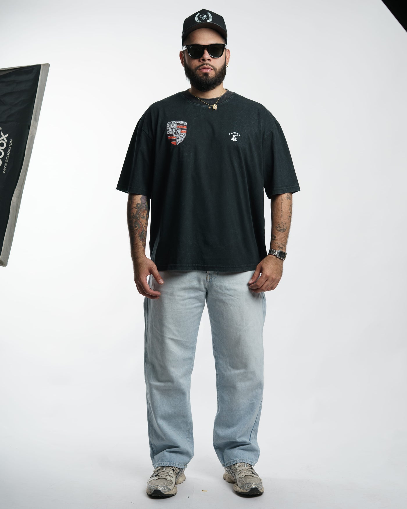 "PORSCHE LOGO" // POLERA OVERSIZED // VINTAGE LOOK