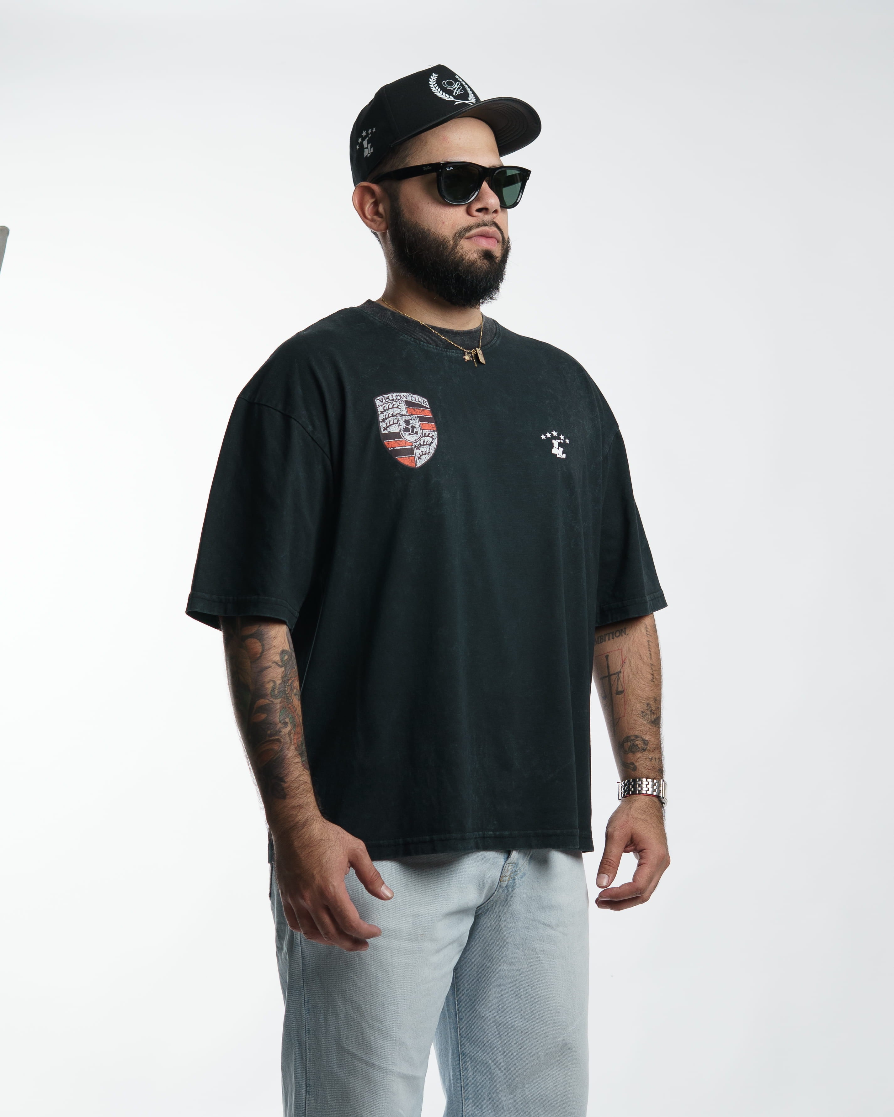 "PORSCHE LOGO" // POLERA OVERSIZED // VINTAGE LOOK