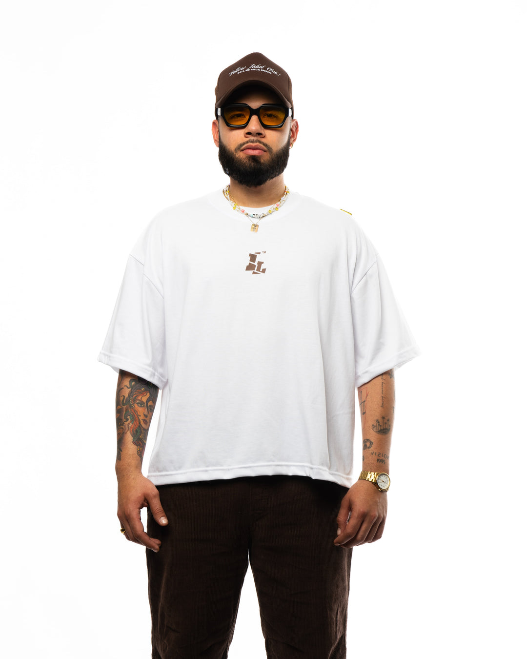 "YELLOW LABEL COMPANY M" // BOXYFIT TEES