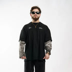 "MICRO TEX 01" // POLERA OVERSIZED DOUBLE SLEEVE
