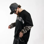 "METAL 01" // POLERA OVERSIZED DOUBLE SLEEVE