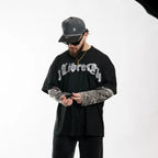 "METAL 01" // POLERA OVERSIZED DOUBLE SLEEVE