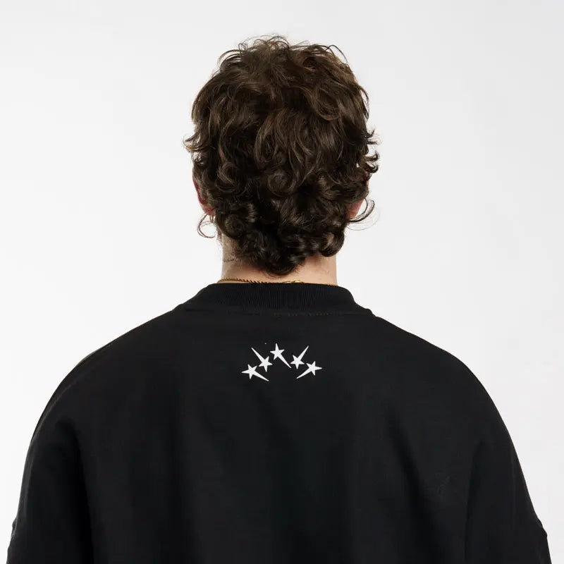 "MICRO TEX 01" // CREWNECK BOXYFIT DOUBLE SLEEVE