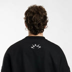 "MICRO TEX 01" // CREWNECK BOXYFIT DOUBLE SLEEVE