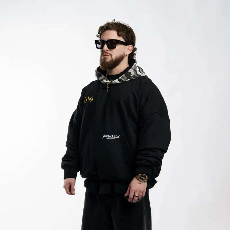 "GOOD LIFE YELLOW CLUB" // HOODIE BOXYFIT