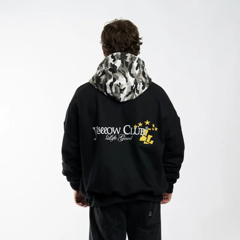 "GOOD LIFE YELLOW CLUB" // HOODIE BOXYFIT