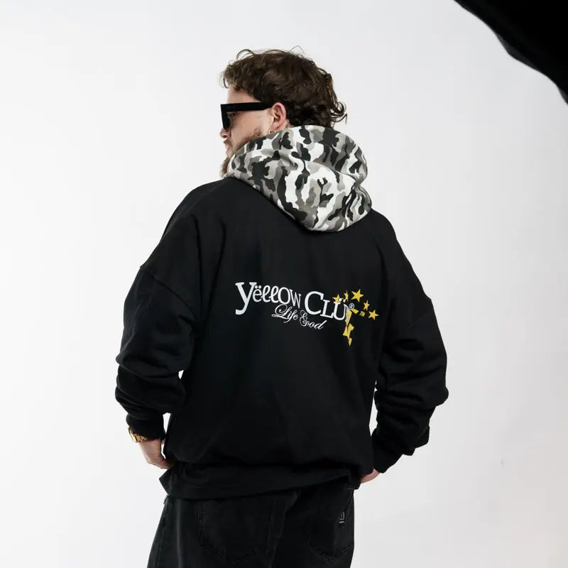 "GOOD LIFE YELLOW CLUB" // HOODIE BOXYFIT