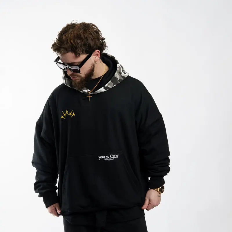 "GOOD LIFE YELLOW CLUB" // HOODIE BOXYFIT