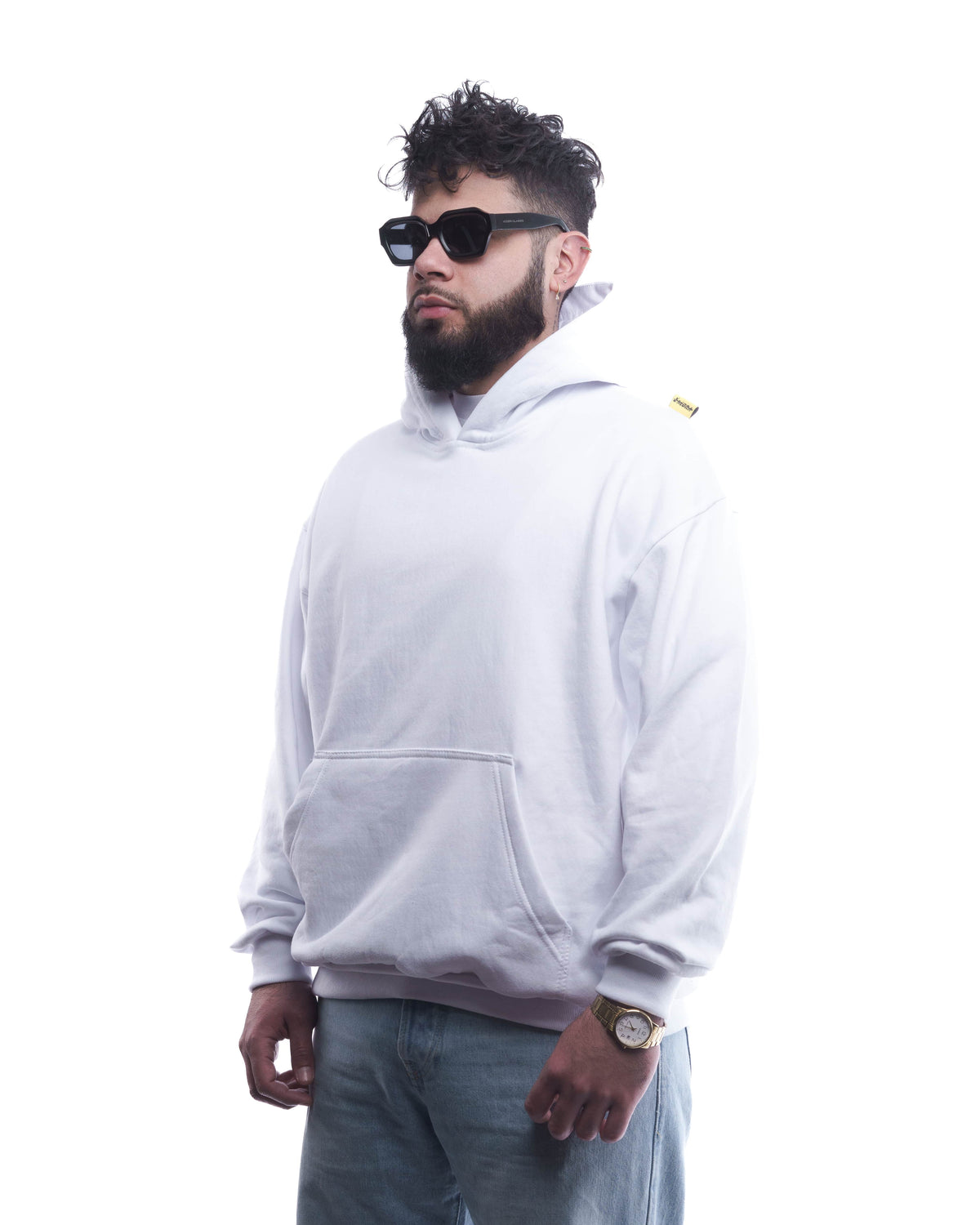 BASICO BLANK // ESSENCIAL OVERSIZED HOODIE BLANCO