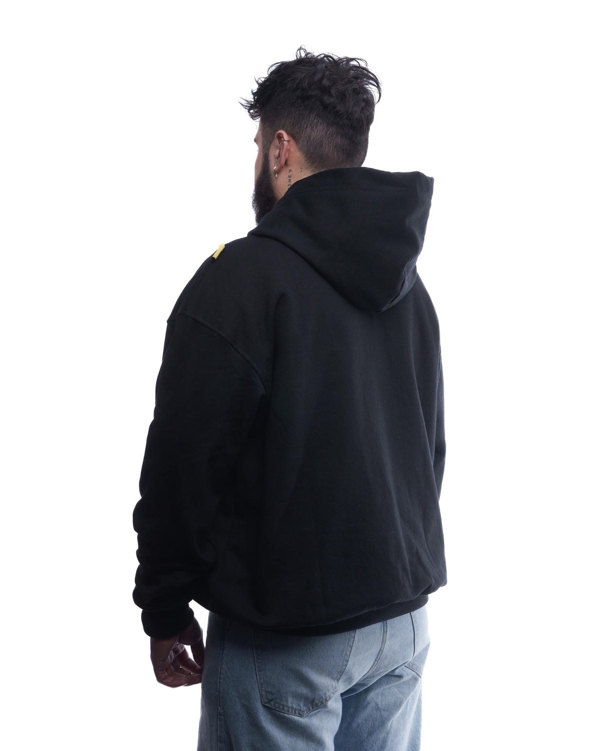 BASICO BLANK // ESSENCIAL OVERSIZED HOODIE NEGRO