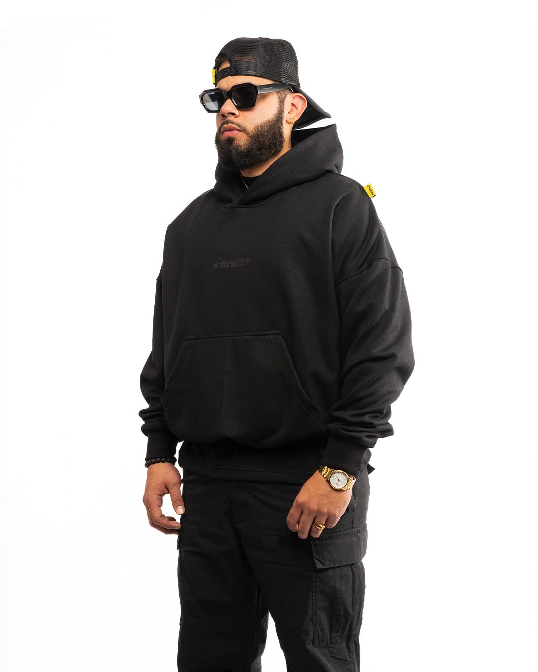 GORILA BLACK // BOXY HOODIE