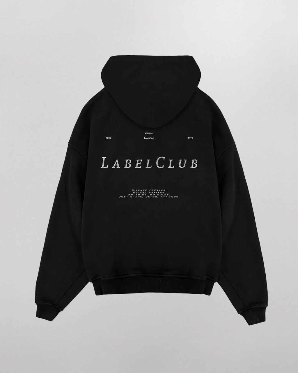 "LABEL CLUB" // HOODIE OVERSIZED