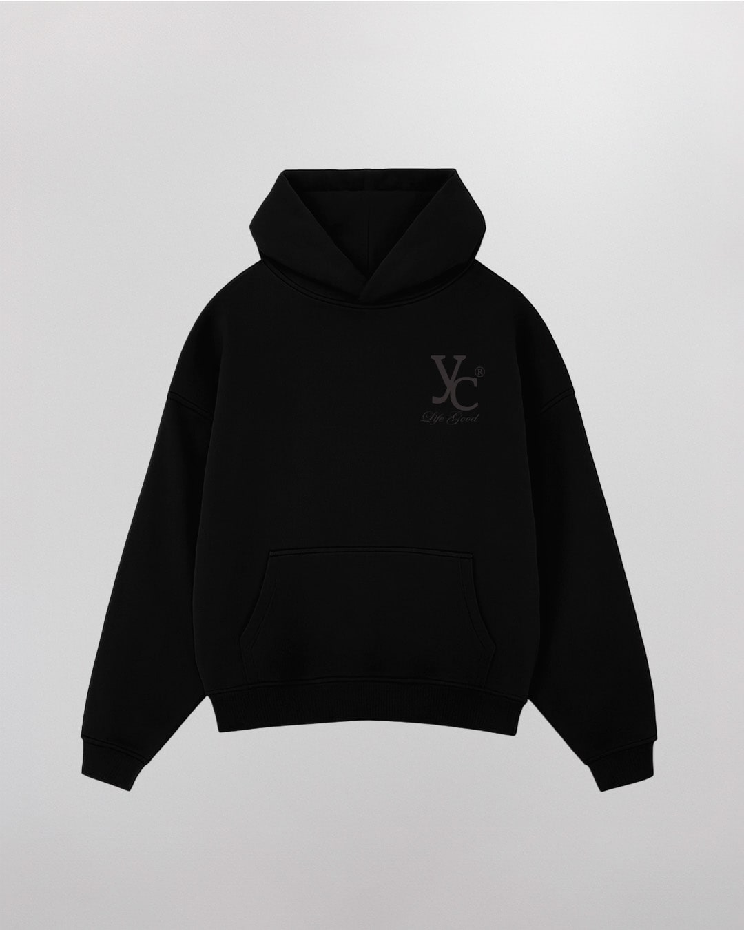 "YELLOW CLUB MONOCROMO" // HOODIE OVERSIZED