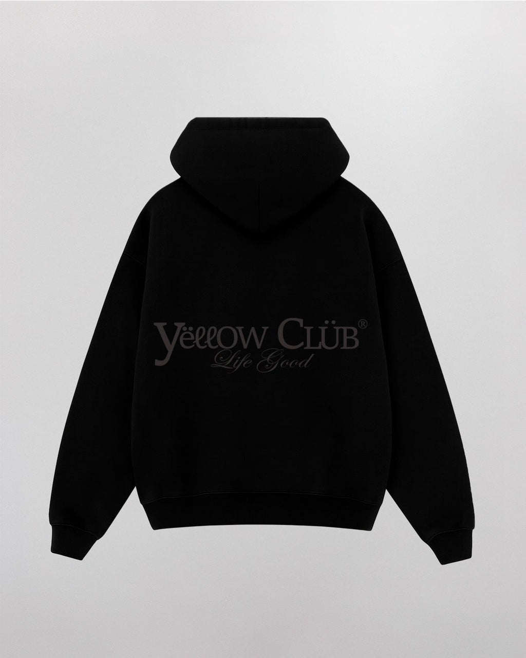 "YELLOW CLUB MONOCROMO" // HOODIE OVERSIZED