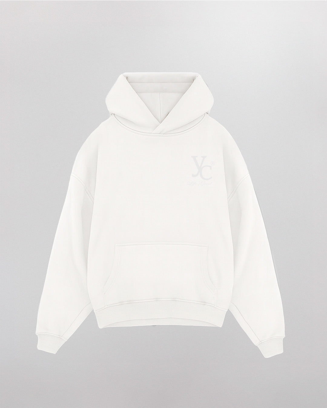 "YELLOW CLUB MONOCROMO"//OVERSIZED HOODIE