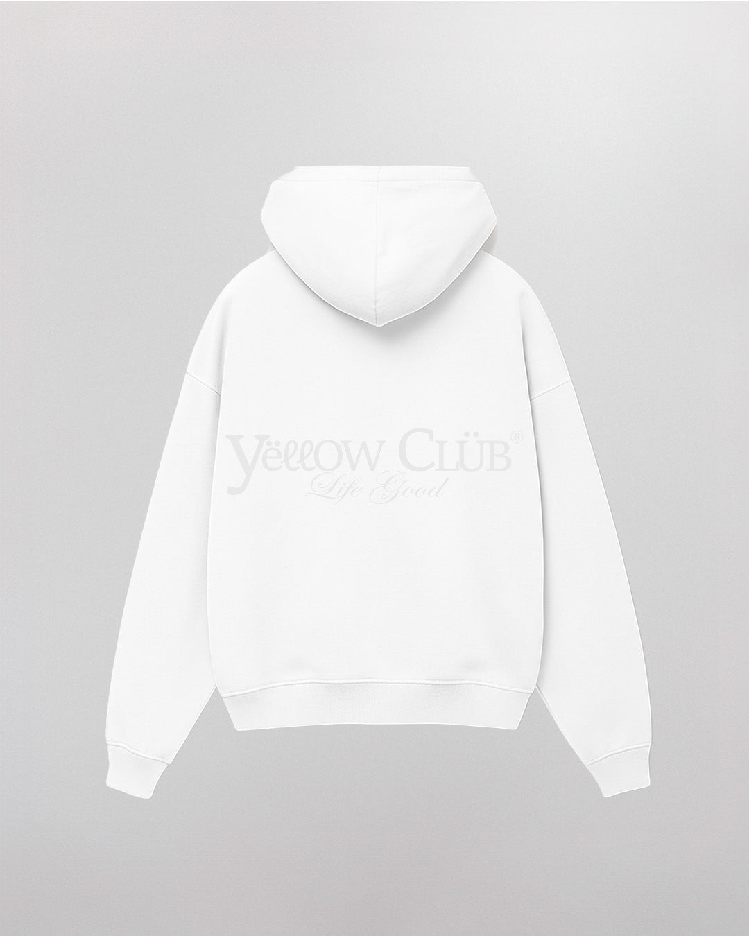 "YELLOW CLUB MONOCROMO"//OVERSIZED HOODIE