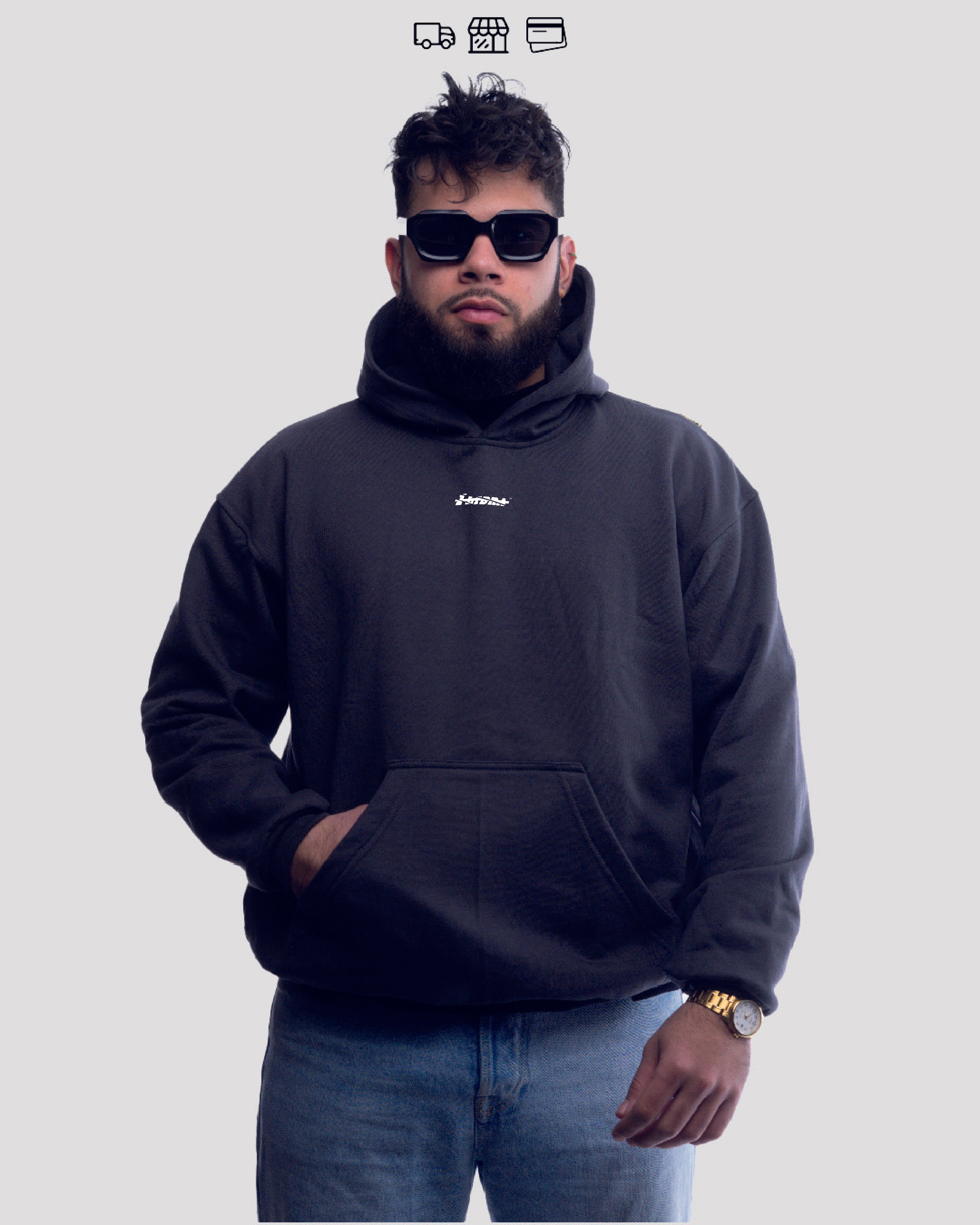 BASICO MINI LOGO// OVERSIZED HOODIE