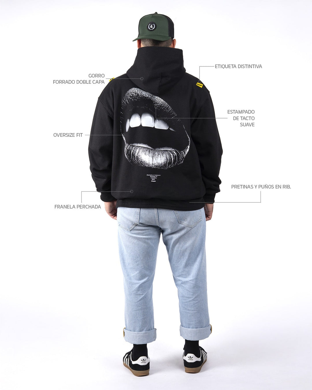 "LIPS" // HOODIE OVERSIZED