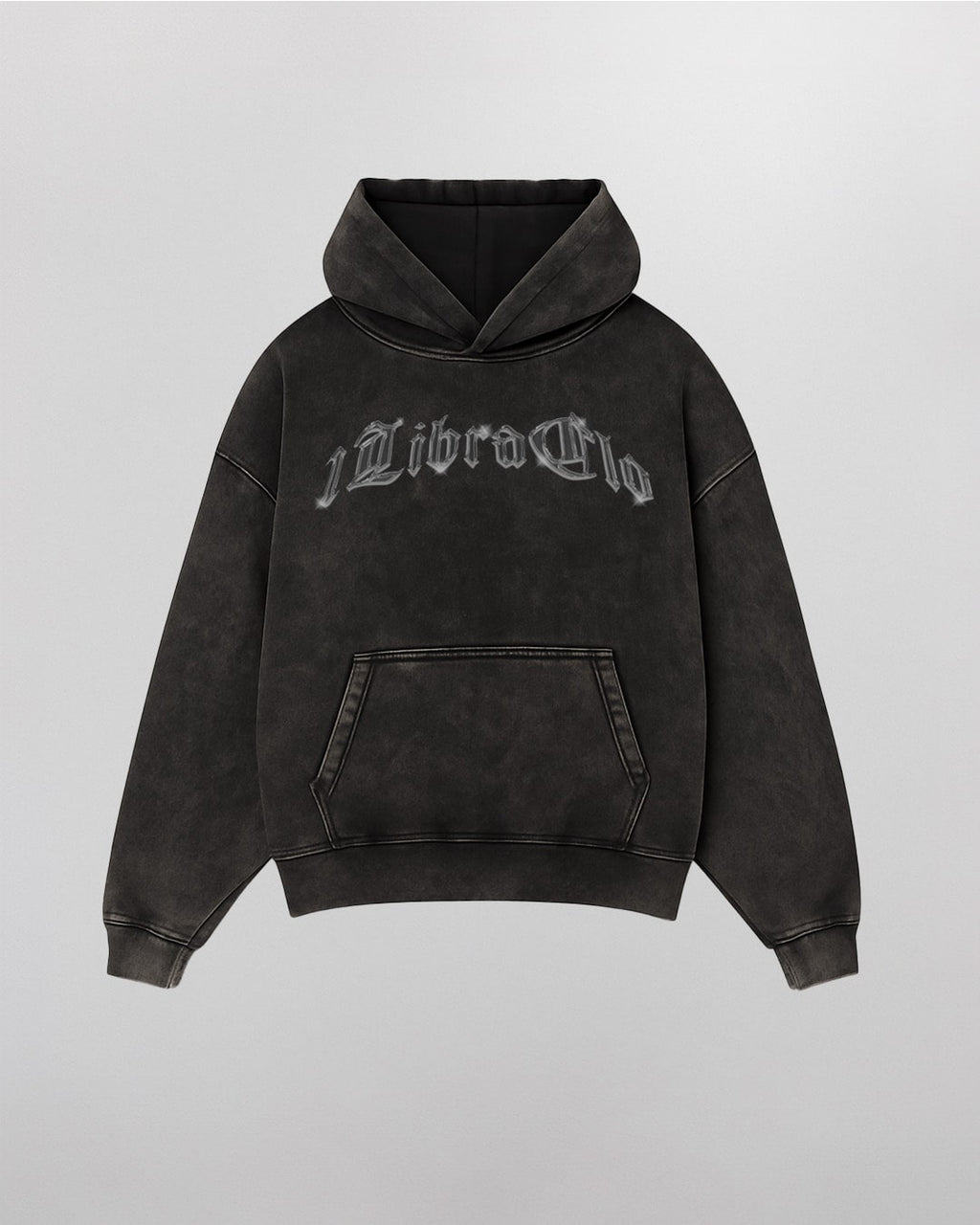 "METAL" // HOODIE OVERSIZED // ACIDWASH