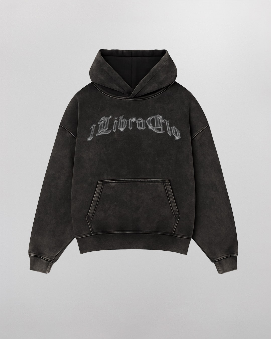 "METAL" // HOODIE OVERSIZED // ACIDWASH