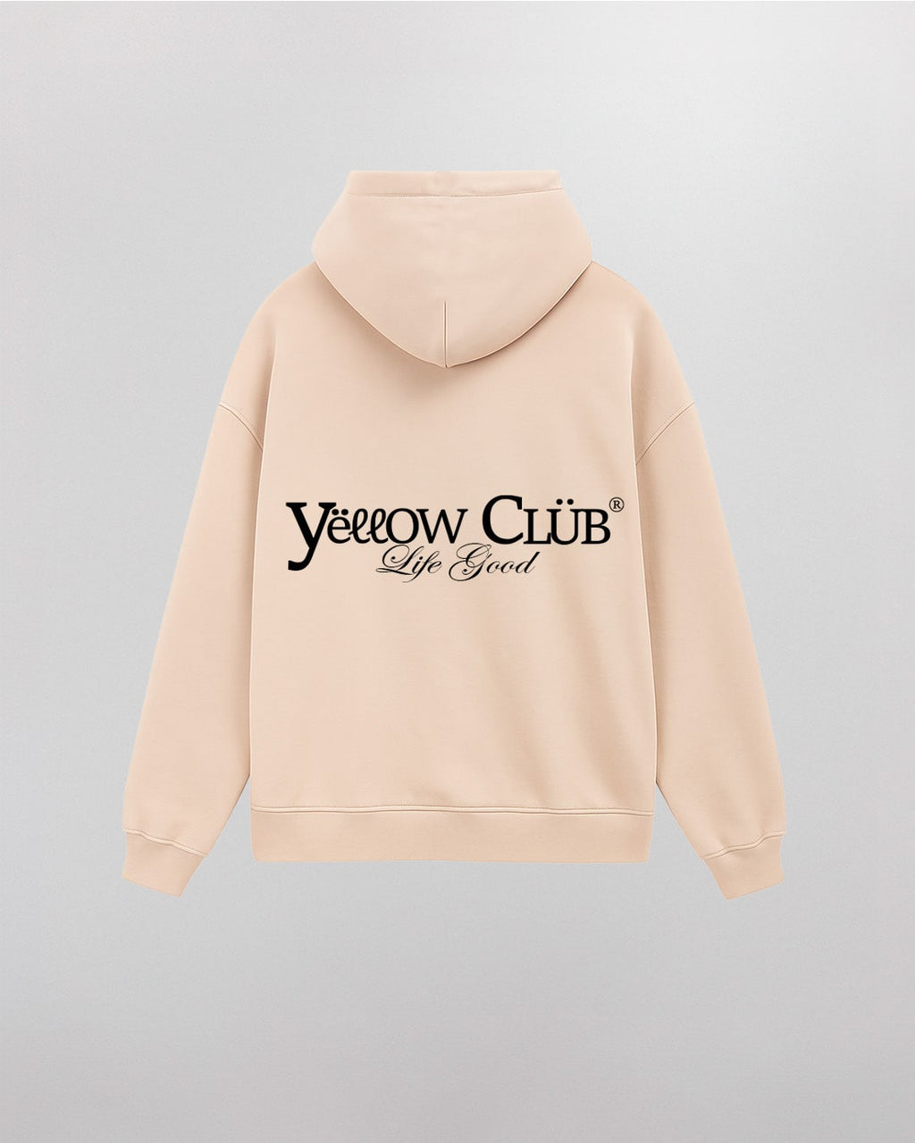 "YELLOW CLUB" // OVERSIZED HOODIE