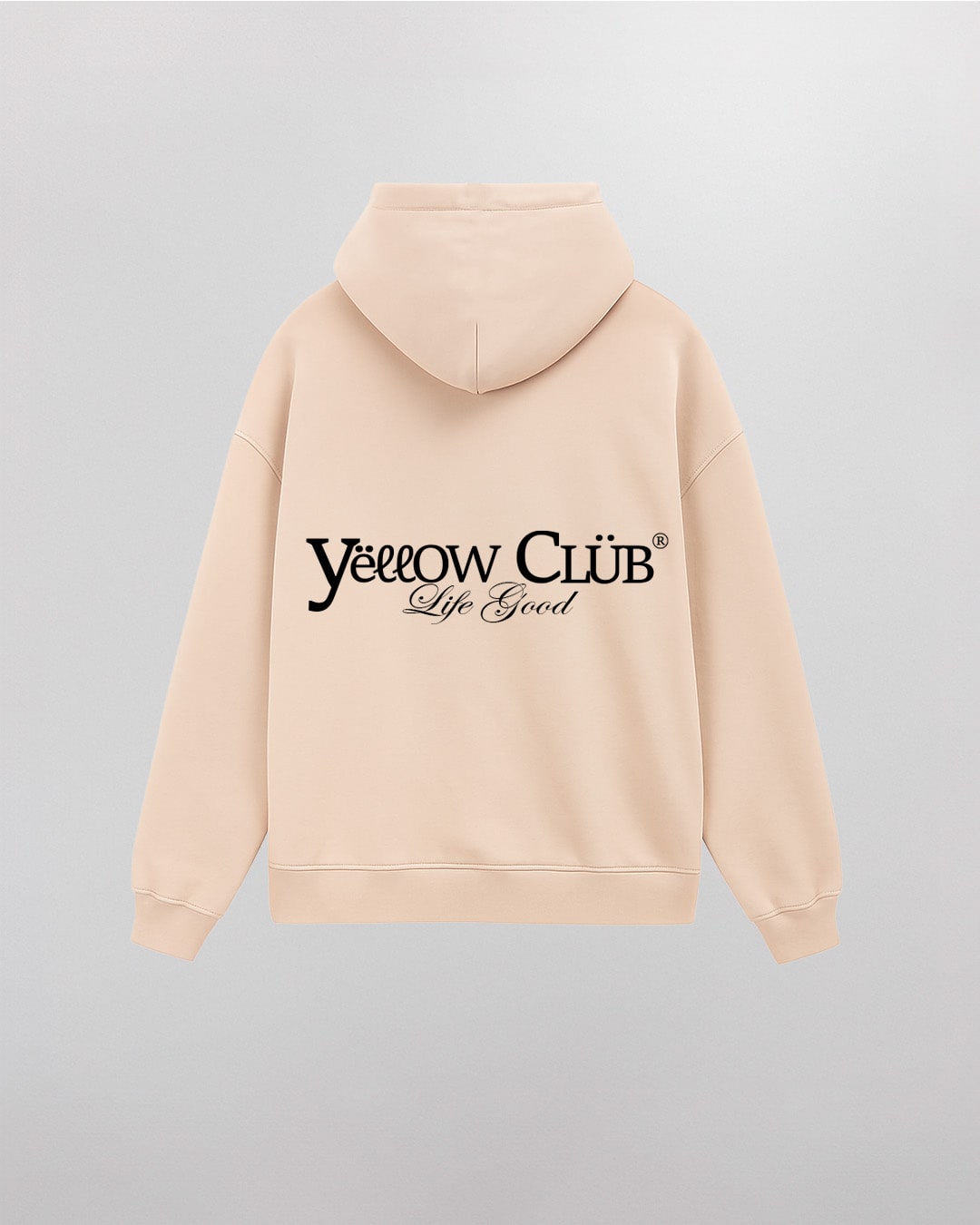 "YELLOW CLUB" // OVERSIZED HOODIE
