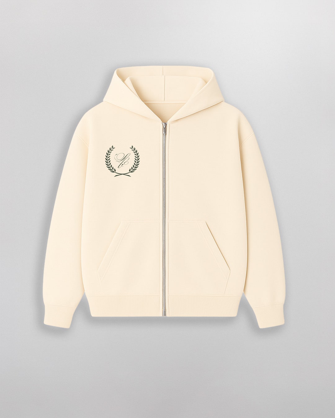 CLUB ZIP-UP // BOXY HOODIE ZIPPER