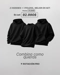 "ROTACION PRO" //  SET-2 HOODIES + 1 POLERA + ENVIO GRATIS