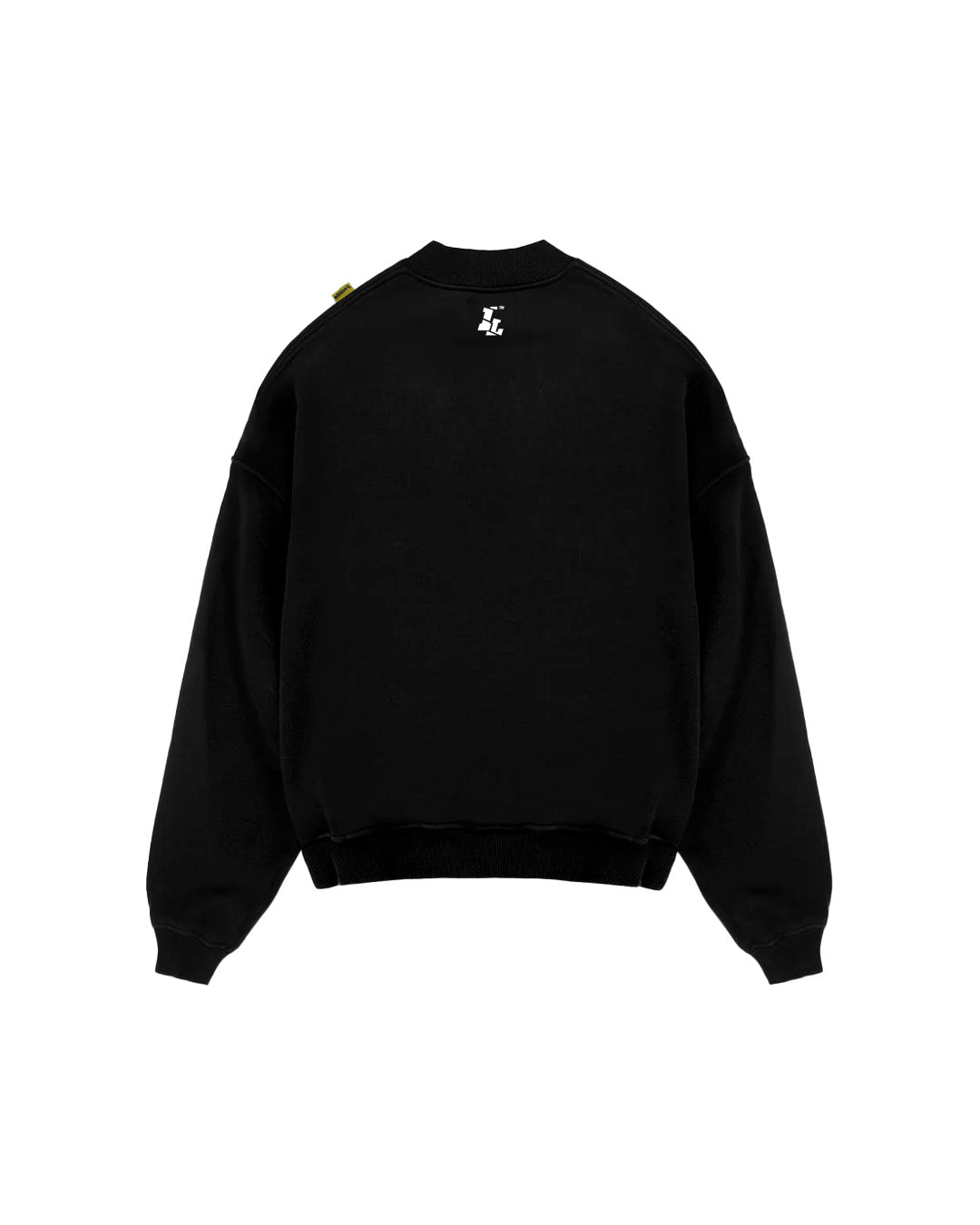 "YELLOW LABEL CLUB"//OVERSIZED CREWNECK