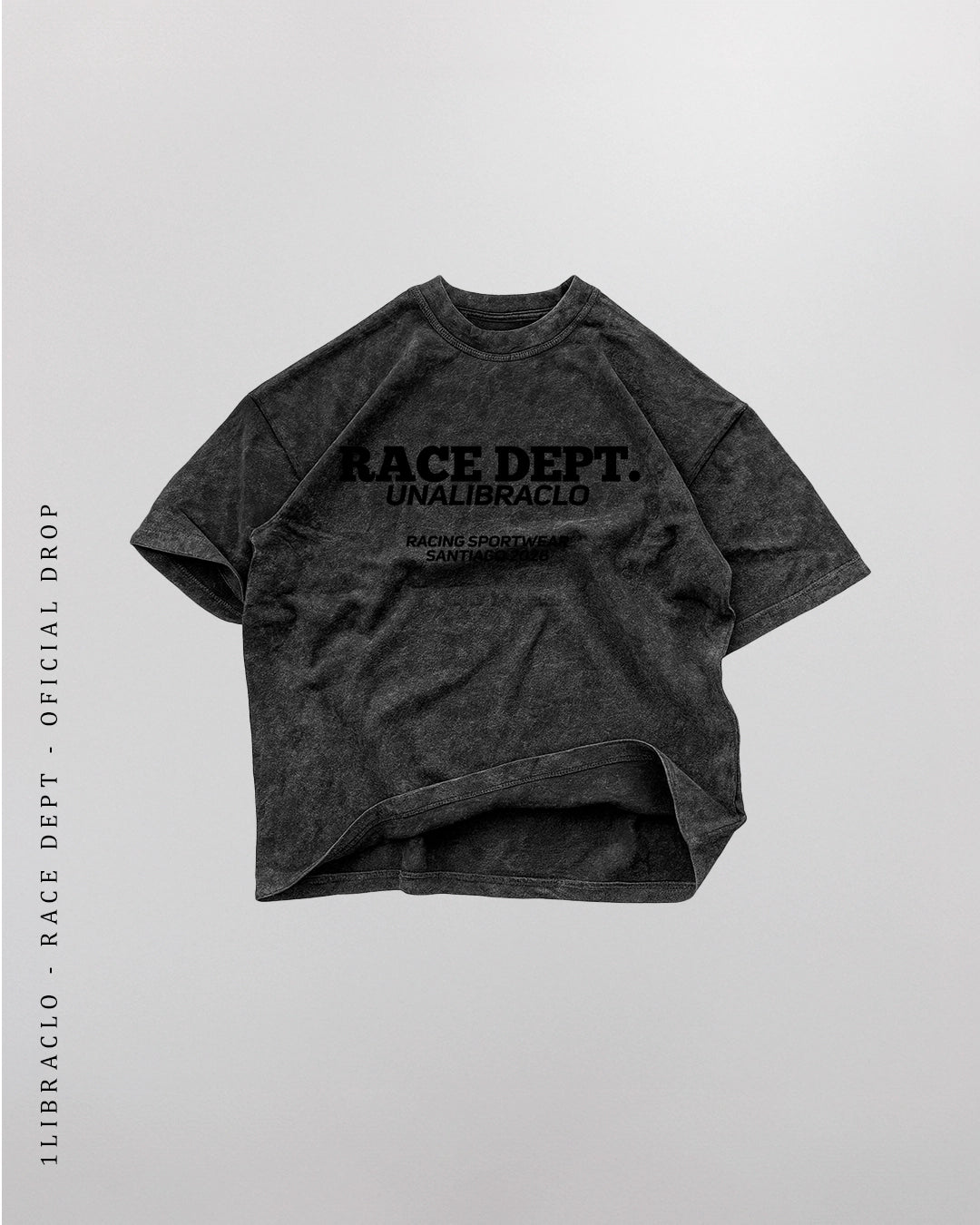 "RACE DEPT. TEX" // OVERSIZED TEES // ACID WASH