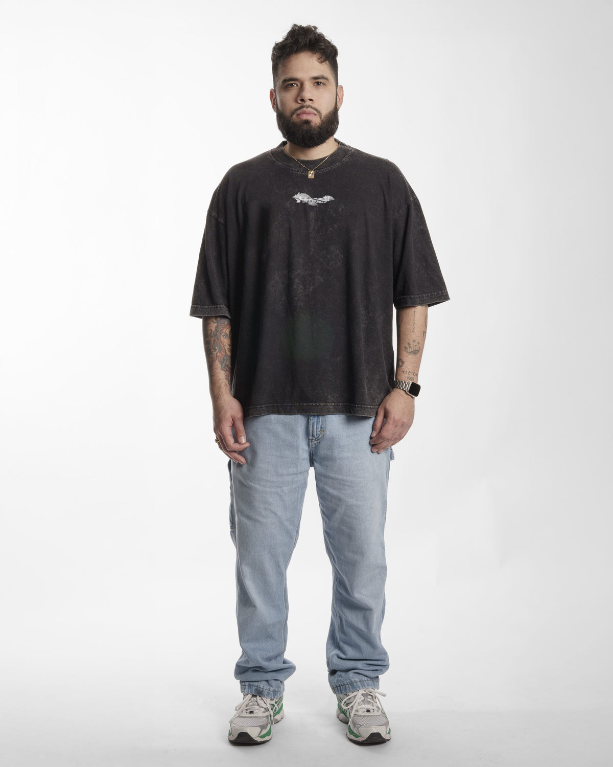 "HIGH RIDE" // POLERA OVERSIZED// ACIDWASH
