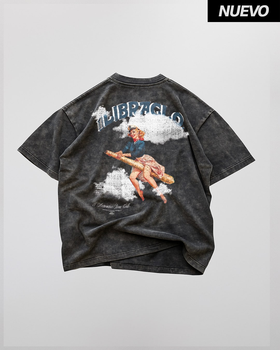 "HIGH RIDE" // POLERA OVERSIZED// ACIDWASH