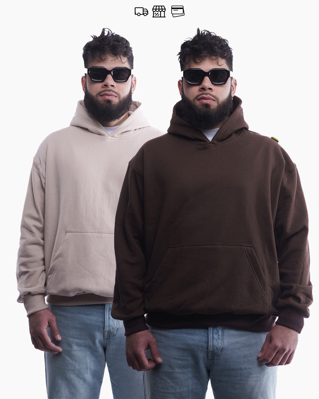 PACK BASICA//ESSENCIAL OVERSIZED HOODIE