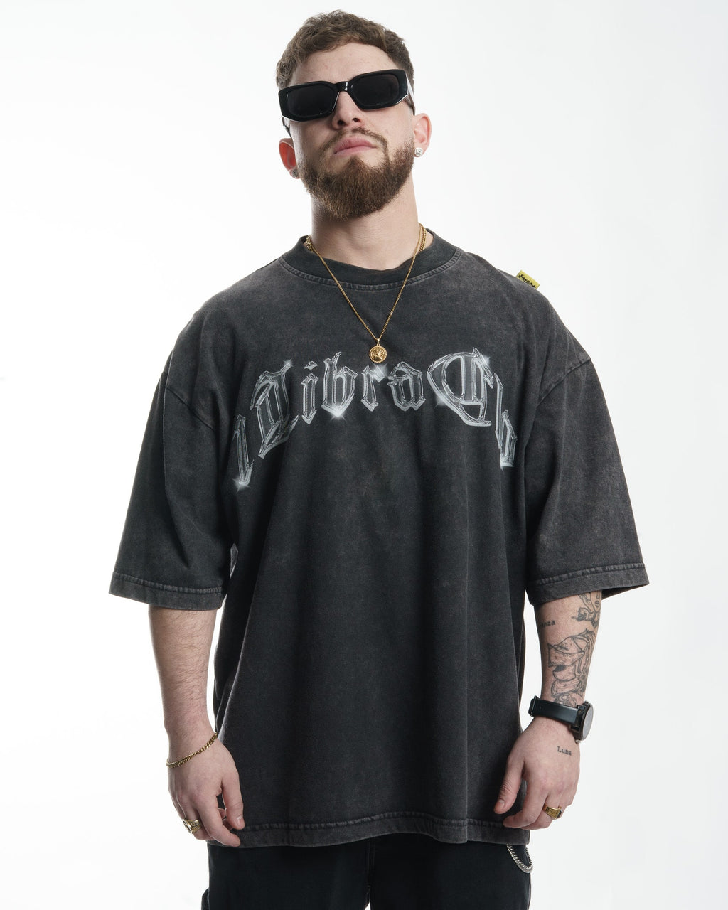 "METAL" // OVERSIZED TEES // ACID WASH