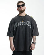 "METAL" // OVERSIZED TEES // ACID WASH