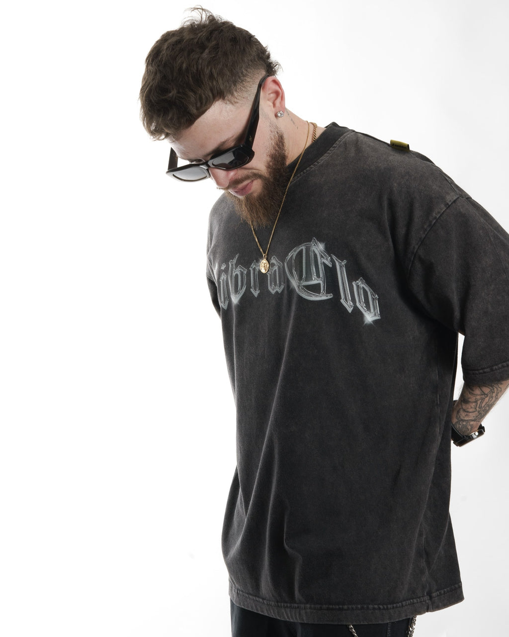 "METAL" // OVERSIZED TEES // ACID WASH