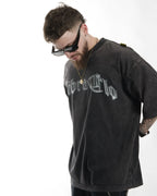 "METAL" // OVERSIZED TEES // ACID WASH