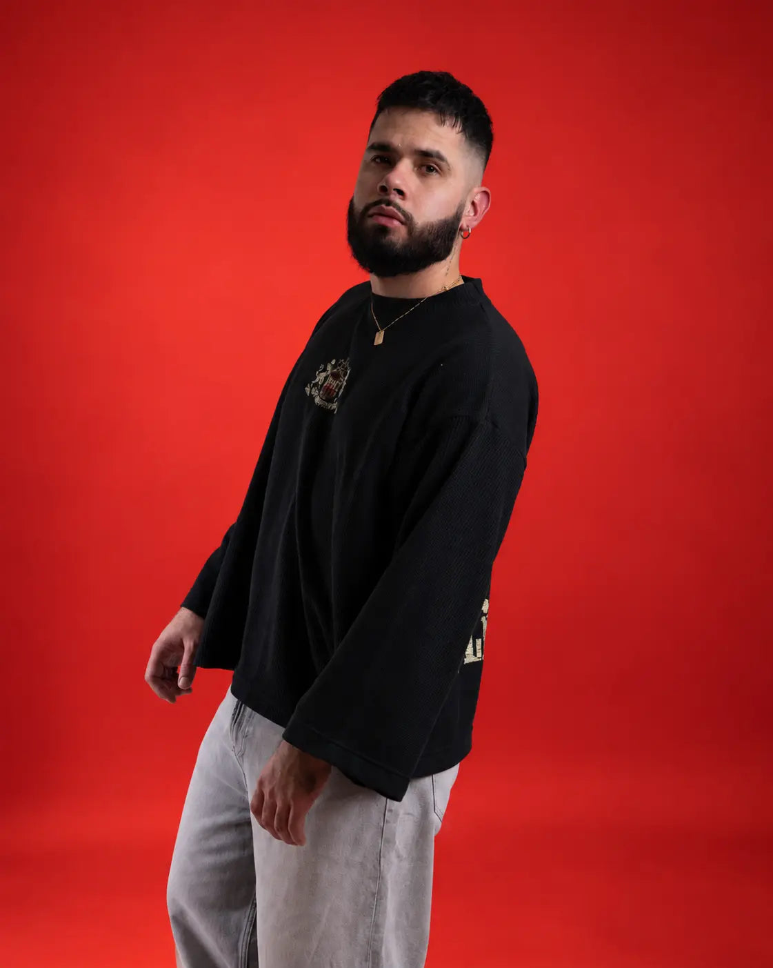 VINTAGE CLUB FLARE WAFFLE LS
