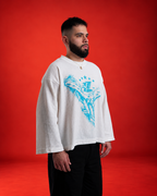AZURE SPIRIT FLARE WAFFLE LS / ECRU