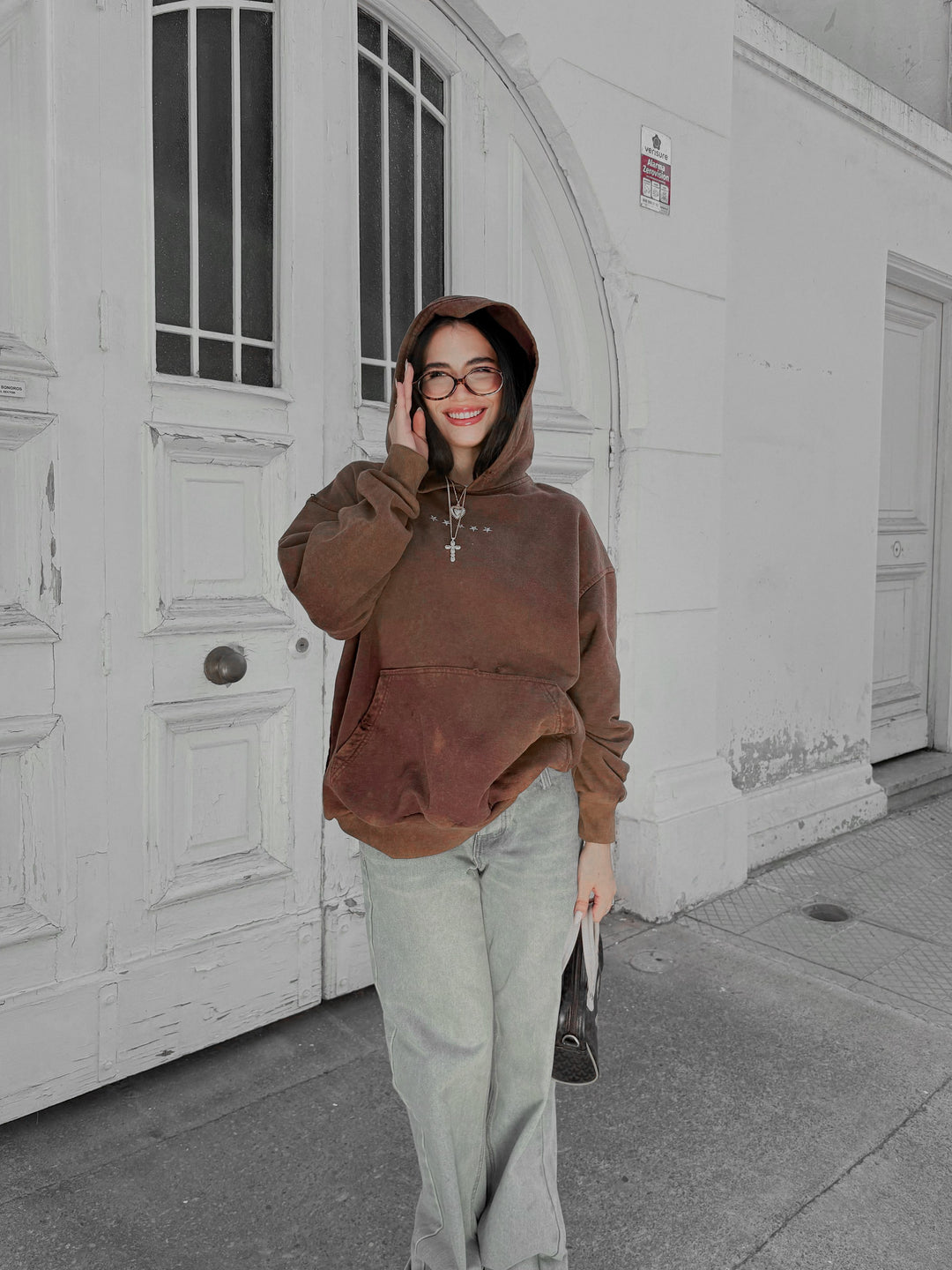 1LIBRACLO // HOODIE OVERSIZED // ACIDWASH