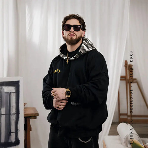 "GOOD LIFE YELLOW CLUB" // HOODIE BOXYFIT