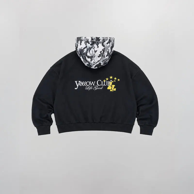 "GOOD LIFE YELLOW CLUB" // HOODIE BOXYFIT