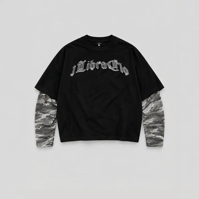 "METAL 01" // POLERA OVERSIZED DOUBLE SLEEVE