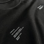 "MICRO TEX 01" // CREWNECK BOXYFIT DOUBLE SLEEVE