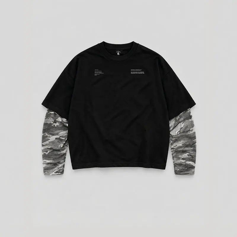"MICRO TEX 01" // POLERA OVERSIZED DOUBLE SLEEVE