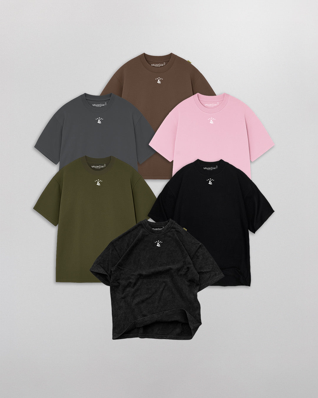 SUPER 6 PACK // POLERA OVERISIZED BASIC MINI LOGO V2