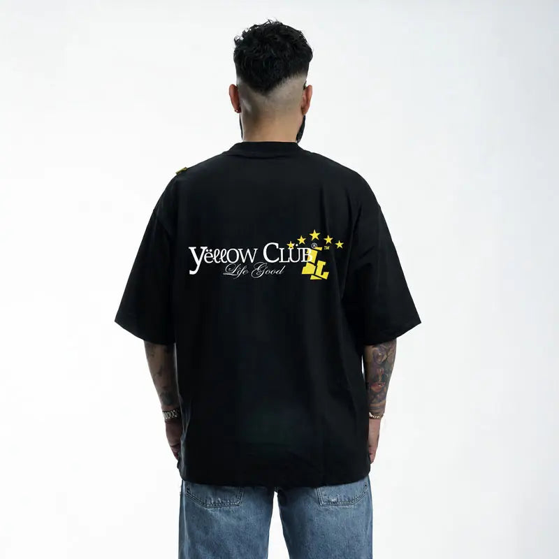 "GOOD LIFE YELLOW CLUB" // HEAVYWEIGHT OVERSIZED