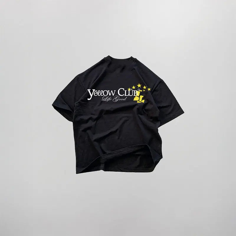 "GOOD LIFE YELLOW CLUB" // HEAVYWEIGHT OVERSIZED